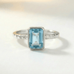 sky blue topaz ring, ocean-inspired jewellery, rustic band ring, adjustable gemstone ring, sea glass style ring, handmade sea jewelry, meaningful gift, beach lover gift, vacation jewelry, boho gemstone ring, sterling silver ring, unique gemstone band, summer accessory