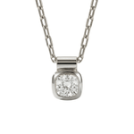 White Gold Diamond Necklace - Adamas - Dainty London
