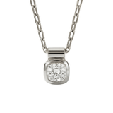 White Gold Diamond Necklace - Adamas - Dainty London