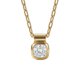 Yellow Gold Diamond Necklace - Adamas - Dainty London
