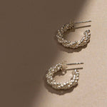 Barnacle Huggie Hoop Earrings - Dainty London
