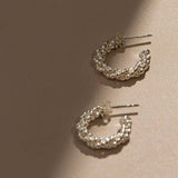 Barnacle Huggie Hoop Earrings - Dainty London