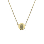 Dainty 9ct Gold Fingerprint Necklace - Dainty London