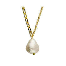 Gold Pearl Necklace - Dainty London