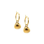 Gold Seashell Hoop Earrings - Dainty London