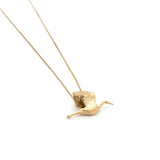 Gold 'Stork' Necklace for Mums - Dainty London- Gold 'Stork' Necklace for Mums- Necklace- Dainty London