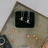 Gold 'Stork' Necklace - Dainty London