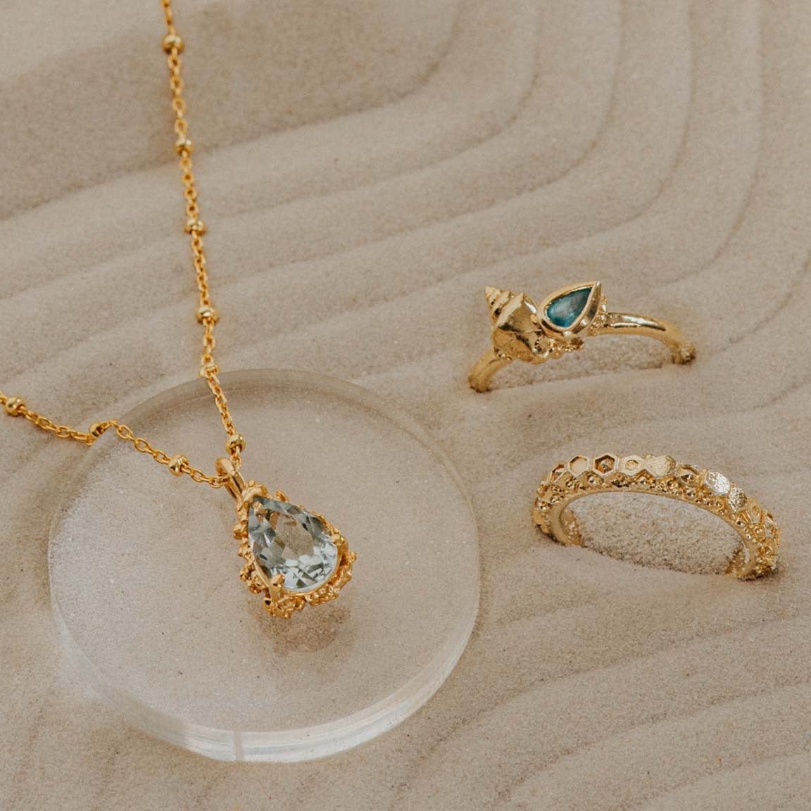 Gold Vermeil Alba Necklace - Dainty London