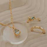 Gold Vermeil Alba Necklace - Dainty London