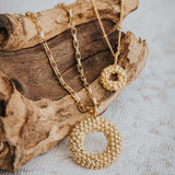 Mini Gold Barnacle Necklace - Dainty London