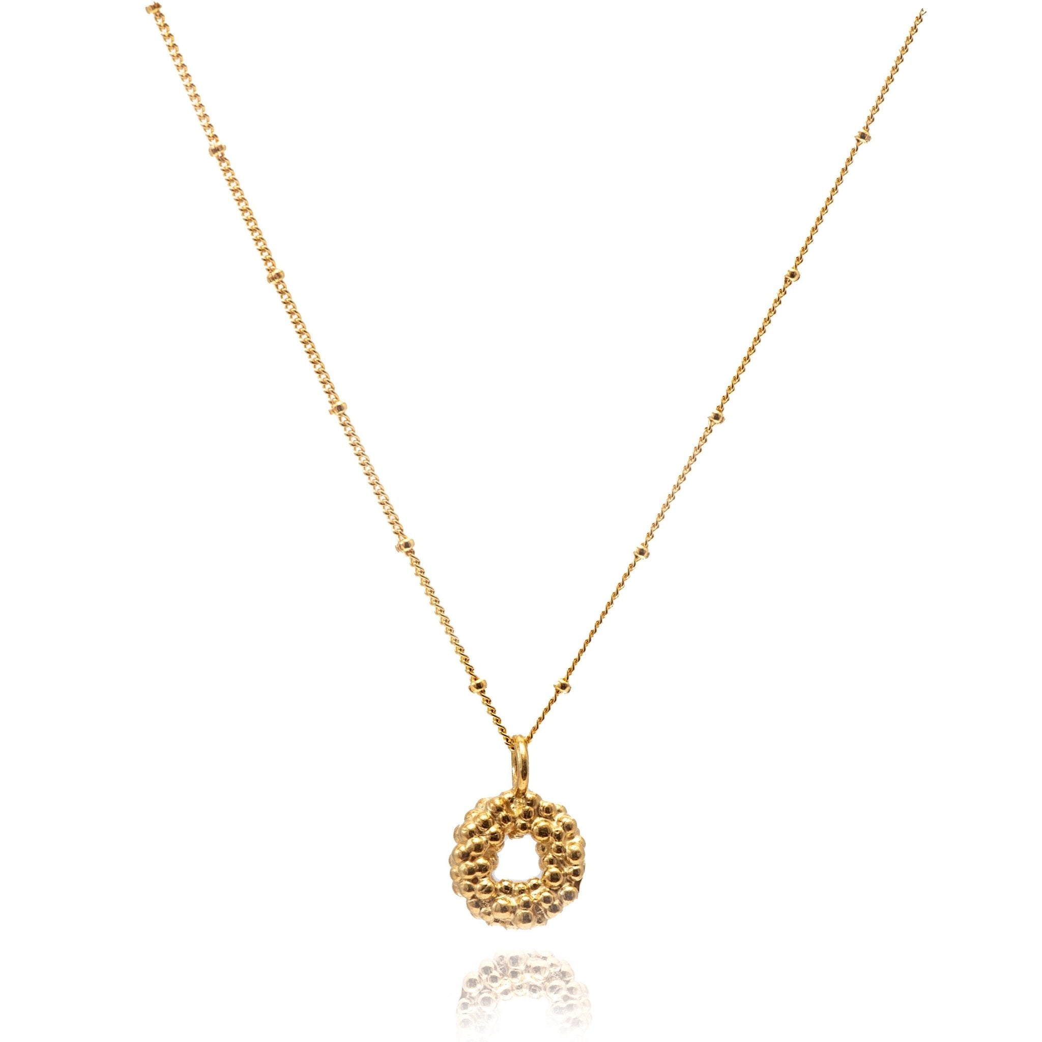 Mini Gold Barnacle Necklace - Dainty London