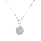 Silver Barnacle Personalised Necklace - Dainty London