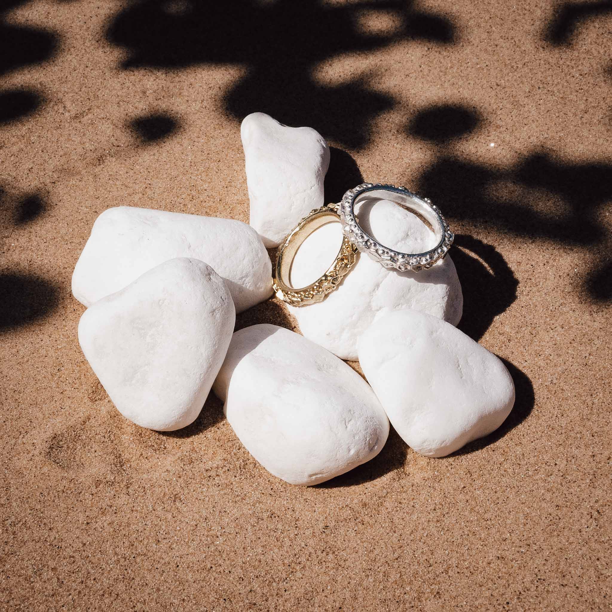 Solid Gold Hebe Ring - Dainty London
