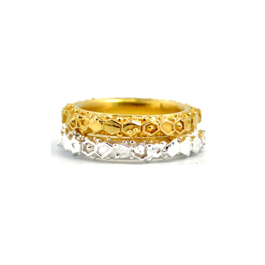 Solid Gold Hebe Ring - Dainty London