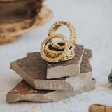 Solid Gold Hebe Ring - Dainty London