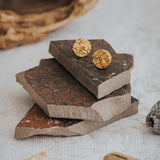 Solid Gold Hemera Studs - Dainty London