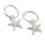 Starfish Hoop Earrings - Dainty London