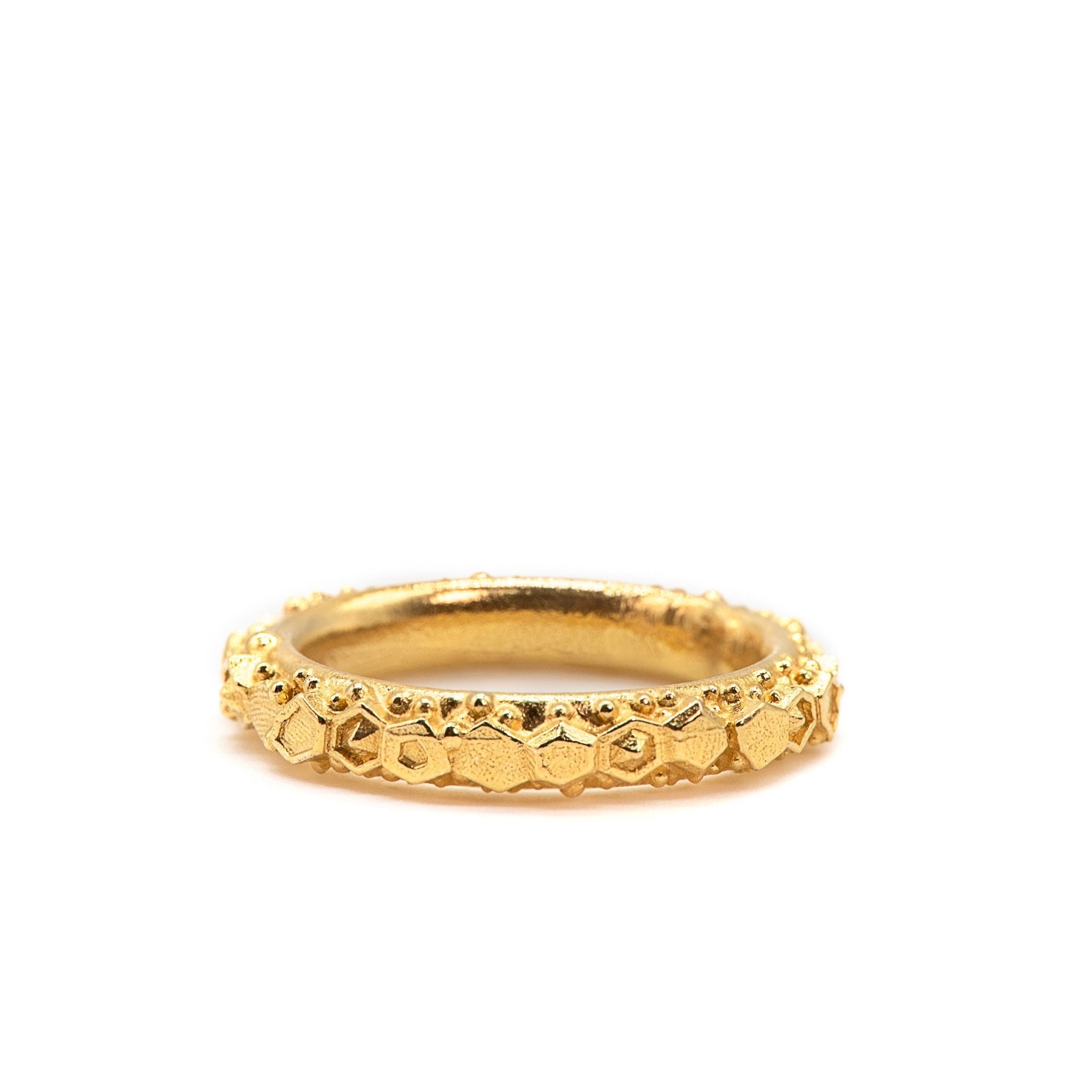 The Gold Hebe Ring - Dainty London